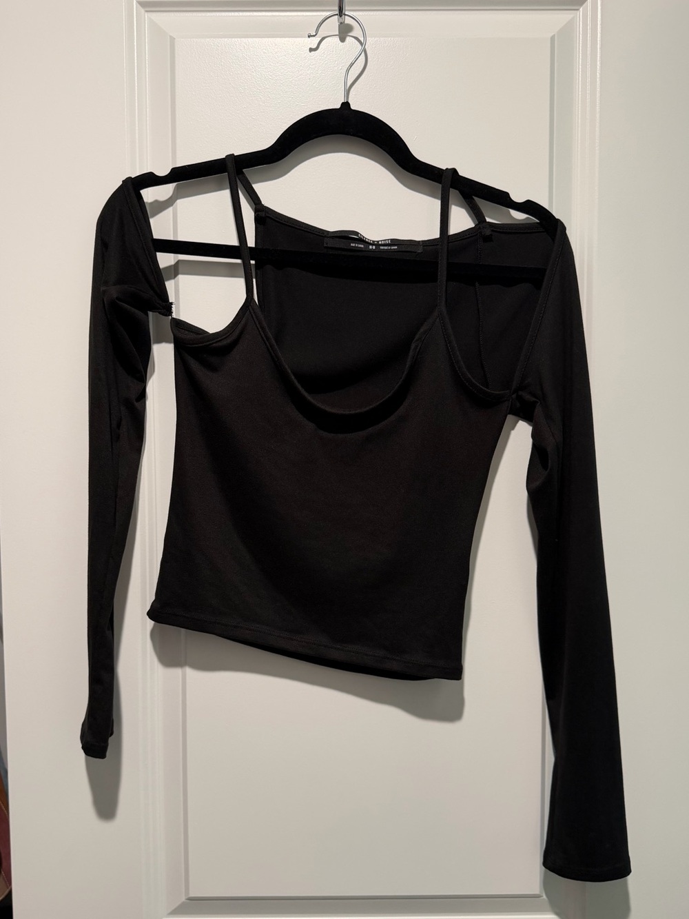 Silence and Noise Asymmetrical Sleeve Top